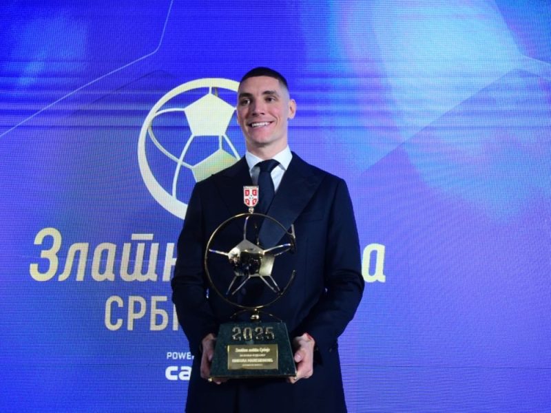 „DRHTE MI NOGE I GLAS OD OVOG PRIZNANJA“: Nikola Milenković dobitnik Zlatne lopte FSS-a!