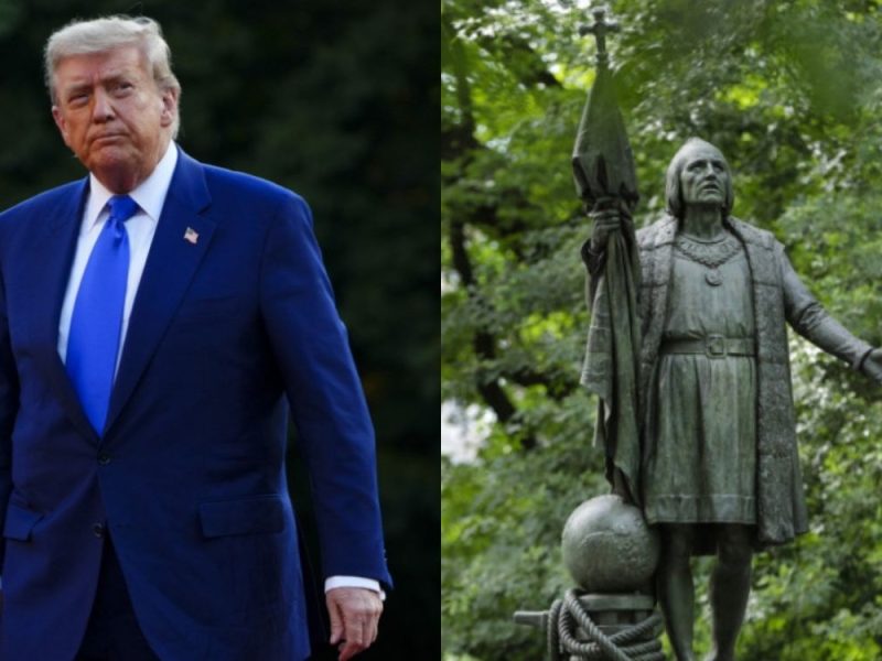 PO UZORU NA STATUU UNIŠTENU U PROTESTIMA: Tramp postavlja spomenik Kolumbu u park Bele kuće!