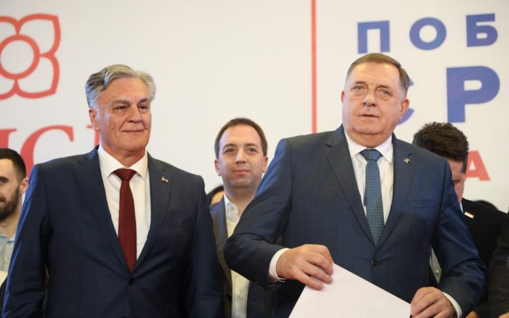 DODIKOVA PARTIJA PROGLASILA POBEDU: Siniša Karan je novi predsednik Republike Srpske!