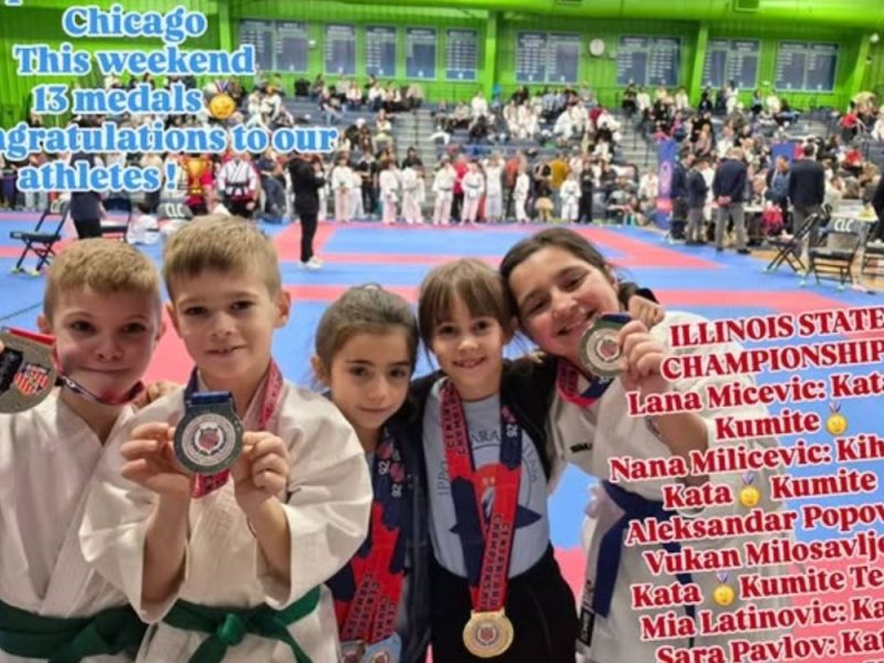 MALI KARATISTI IZ ČIKAGA PONOS SRBIJE I DIJASPORE! Naša deca osvojila čak 13 medalja na državnom prvenstvu! (FOTO)