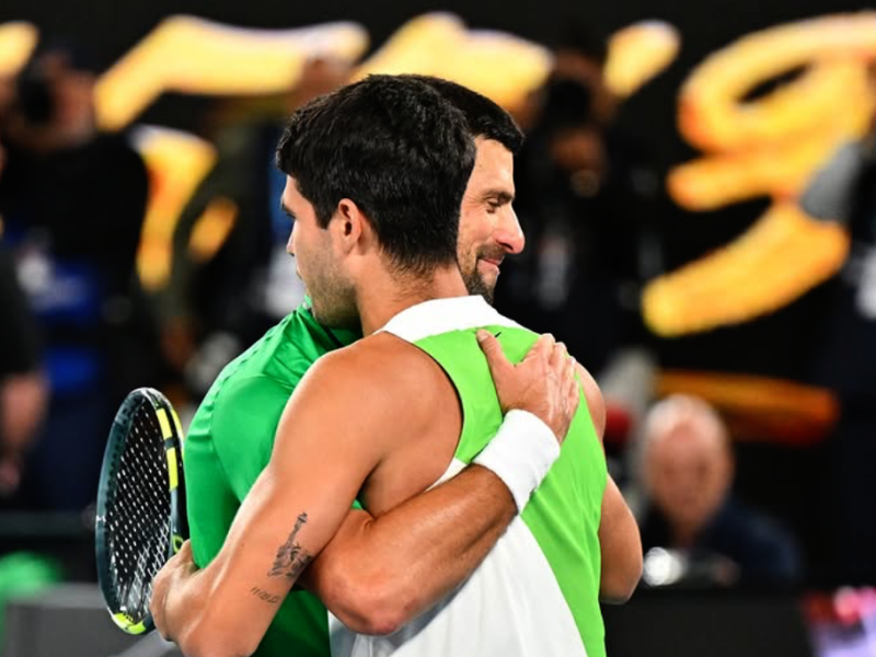 „ONO ŠTA TI RADIŠ JE PRAVA INSPIRACIJA“: Dirljive reči Alkaraza Novaku, pokazao šta je naučio od najvećeg!