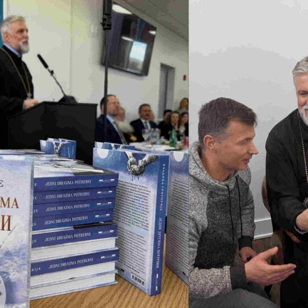 VLADIKA PROMOVISAO KNJIGU O DEPRESIJI U ČIKAGU: Grigorije progovorio o stvarima o kojima se ćuti i poručio Srbima: “Jaganjci će na kraju pobediti vuka!” (VIDEO)