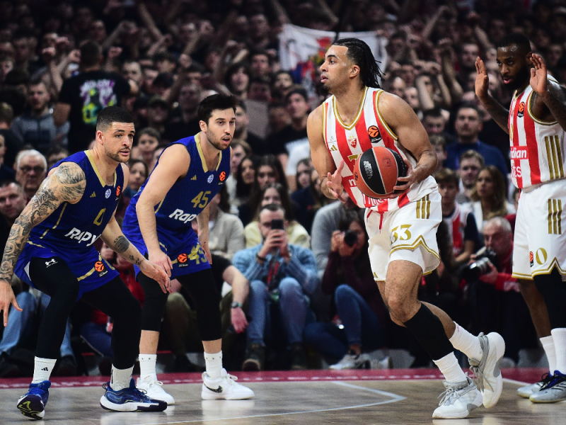 NVORA PROMAŠIO ŠUT ZA POBEDU: Zvezda posle neverovatne drame poražena u Areni od Makabija! (VIDEO)