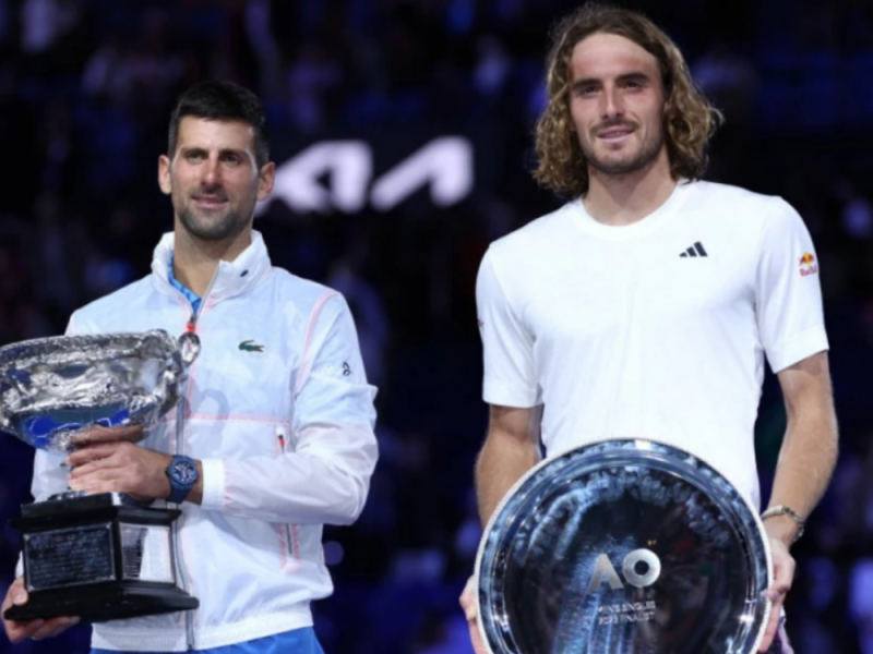 „NEMOJ NIKADA DA SE PENZIONIŠEŠ“: Cicipas se poklonio Đokoviću, uputio mu moćne reči! (FOTO)