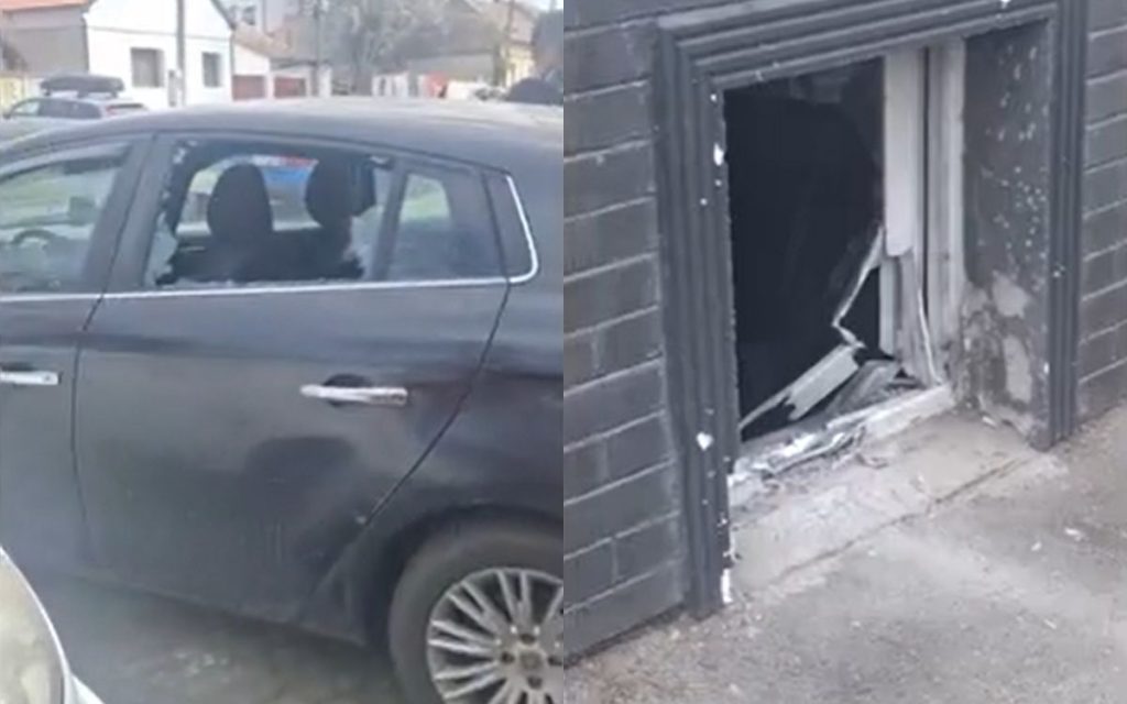 SNAŽNA DETONACIJA U ZEMUNU: Bačena bomba na fitnes klub, od eksplozije popucala sva stakla!