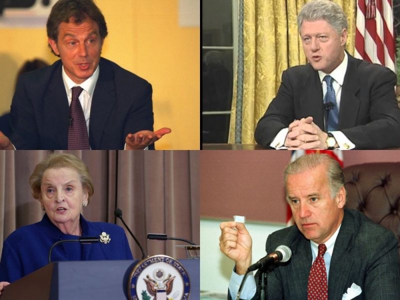 KAKO JE DEMONIZOVAN JEDAN NAROD: Da bi nas lakše ubijali, Klinton, Bajden i Bler nazvali su nas “varvarima sa Balkana”. Dobili su jednu metu i jedan prst!