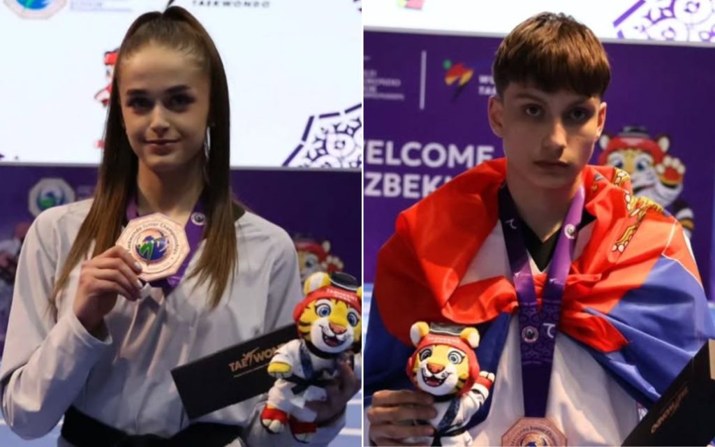 BRAVO, DECO! Tina i Sergej osvojili bronzane medalje na Svetskom prvenstvu u tekvondou! (VIDEO)