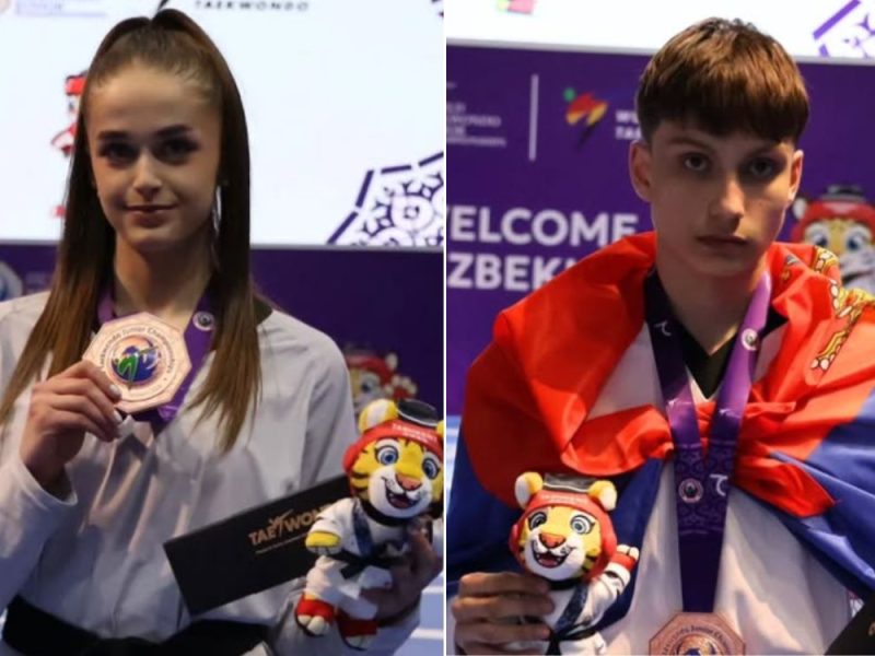 BRAVO, DECO! Tina i Sergej osvojili bronzane medalje na Svetskom prvenstvu u tekvondou! (VIDEO)