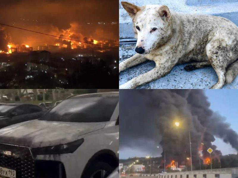 „OVO JE HIROŠIMA, PUTINE VEROVALI SMO TI“: Totalna katastrofa u ruskom gradu zbog napada na rafineriju, crna kiša pada danima! (VIDEO)