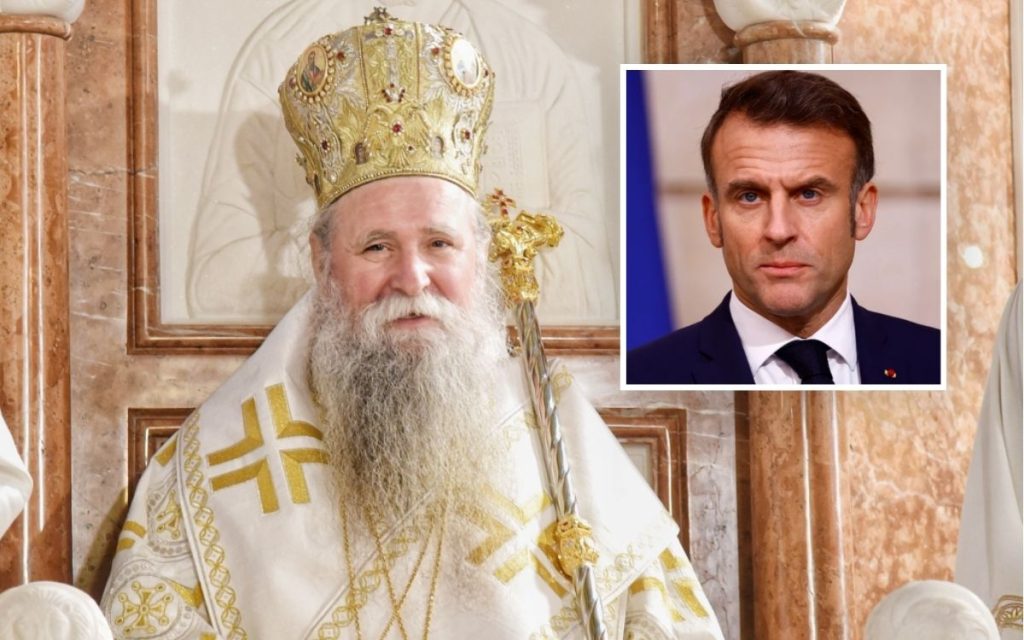 MAKRON POSETIO PRAVOSLAVNU SVETINJU U CRNOJ GORI: Mitropolit Joanikije ugostio francuskog predsednika, evo šta mu je poklonio!