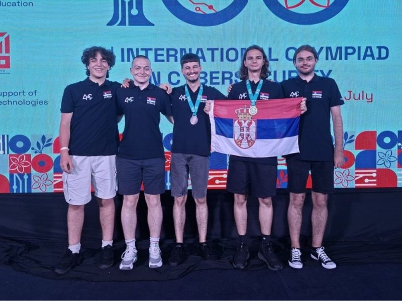 NAŠI ĐACI NIKAD NE IZNEVERE: Srbija osvojila zlato i bronzu na Međunarodnoj olimpijadi iz sajber bezbednosti
