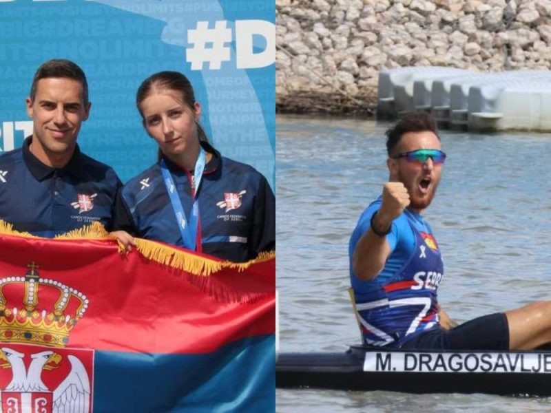 SRBIJA, ZEMLJA ŠAMPIONA: Srpski kajakaši Strahinja i Žofi osvojili zlatne medalje na Evropskom prvenstvu!
