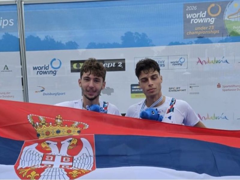 POSLE KAJAKAŠA, BRILJIRALI I VESLAČI: Matija Rajković i Ognjen Ostojić osvojili bronzu na Svetskom prvenstvu!