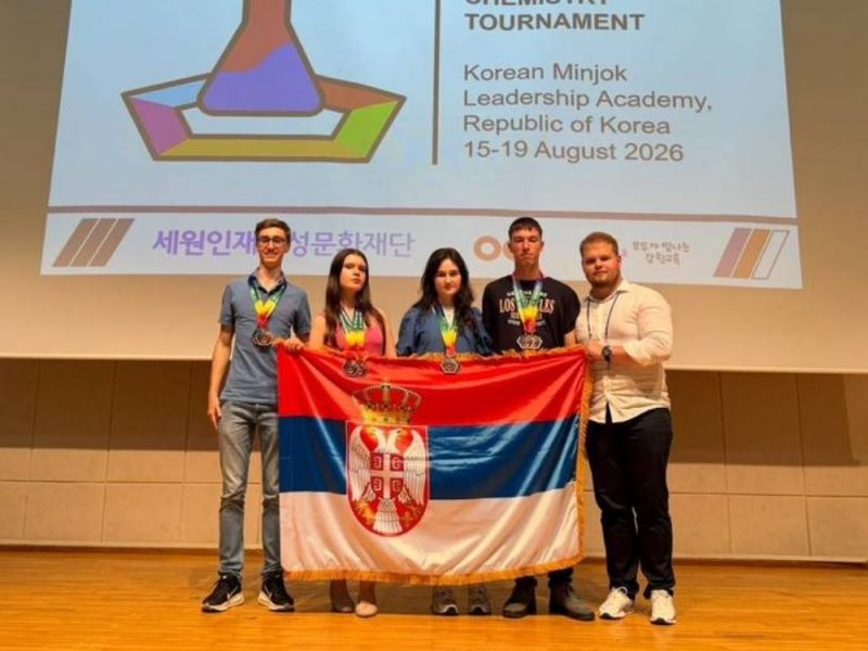 SRPSKI GENIJALCI POKORILI JUŽNU KOREJU: Mladi hemičari se vraćaju kući sa pet medalja i specijalnim priznanjem!