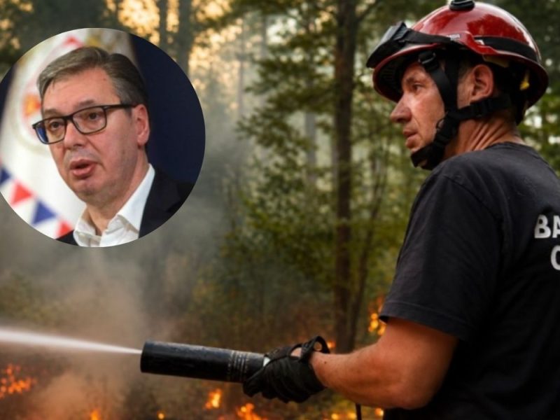 POSLE VIŠE OD MESEC DANA POŽARA: Vučić najavio da će obići vatrogasce heroje u Deliblatskoj peščari!