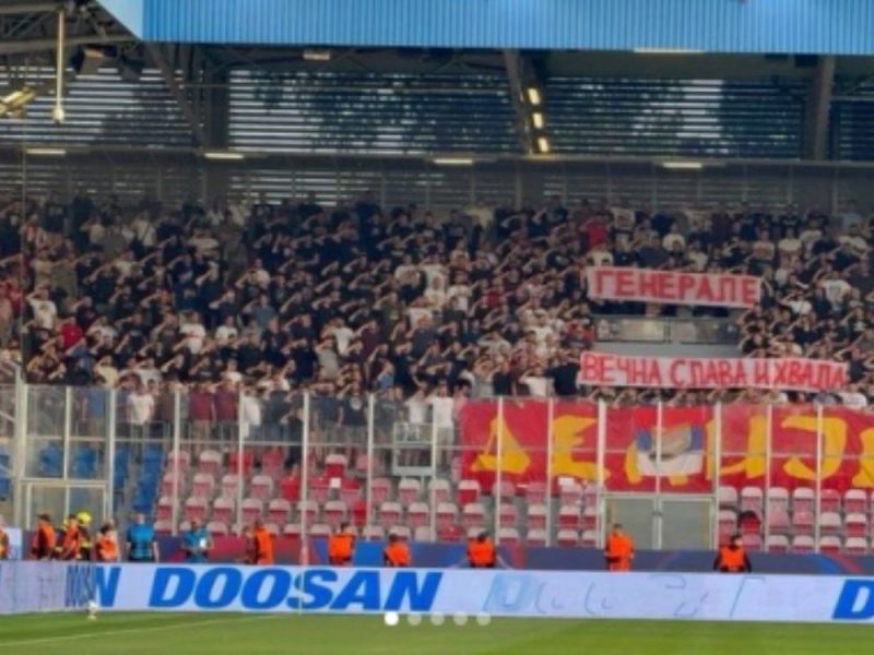 ZBOG VELIČANJA RATKA MLADIĆA: Memorijalni centar Srebrenica zahteva od UEFA da diskvalifikuje Zvezdu!