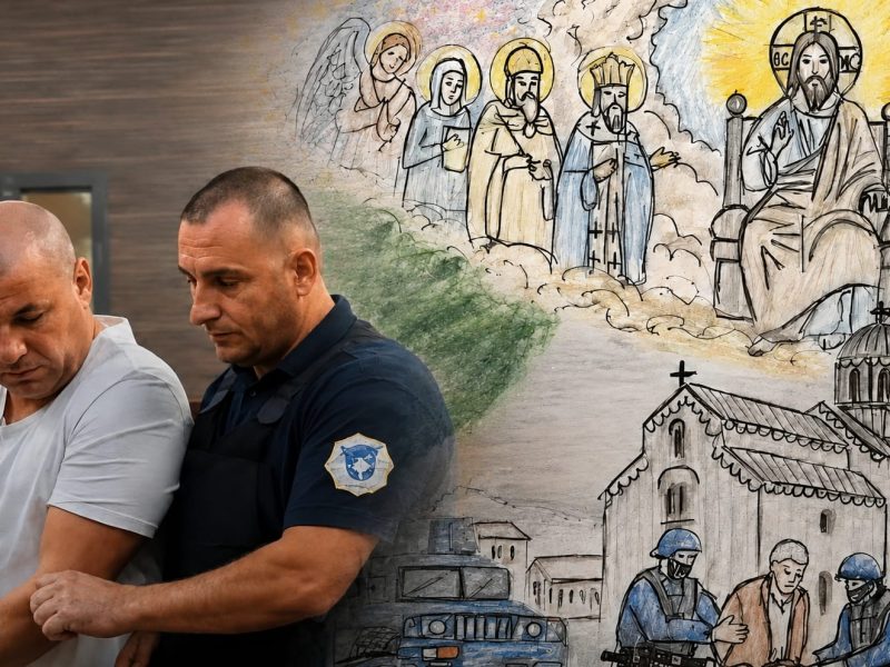 POTRESAN CRTEŽ DEVOJČICE SA KOSMETA: Za konkurs nacrtala kako kosovska policija hapsi njenog oca Luneta, a sada ima samo jednu želju!