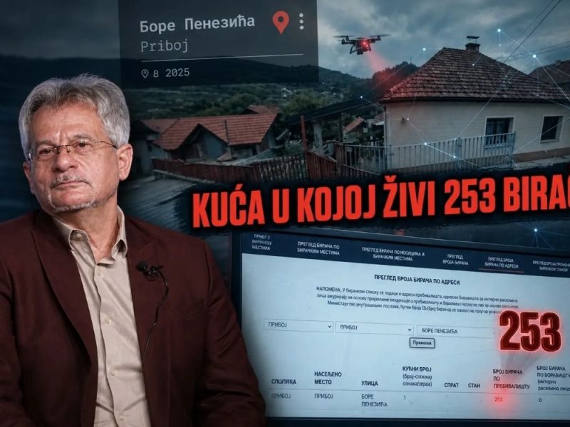 NAJEKSTREMNIJI SLUČAJ FANTOMSKIH SNS BIRAČA: Čak 253 osoba prijavljeno u kući od 60 kvadrata u Priboju!