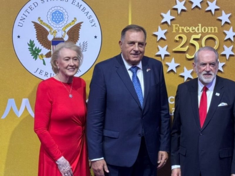 SARAJEVO I ZAGREB TRAŽILI REAKCIJU ZAPADA NA DODIKOVO PRISUSTVO MLADIĆEVOJ SAHRANI: On sledećeg dana svečani gost američke ambasade u Izraelu!