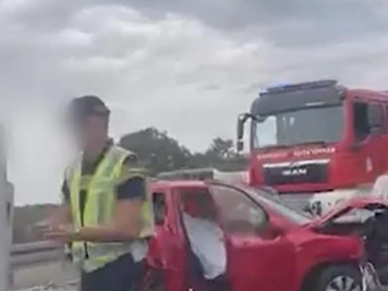 DROGIRAN VOZIO KAMION I ODNEO DVA ŽIVOTA: Uhapšen mladić (27) zbog sumnje da je izazvao tešku nesreću na auto-putu ka Nišu! (VIDEO)