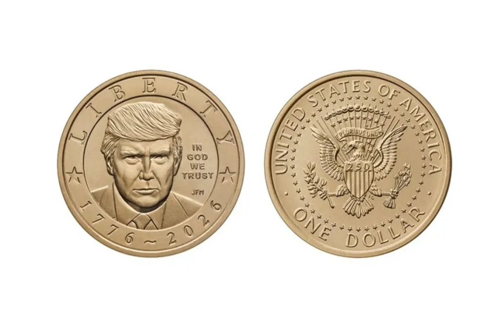 TRAMP NA KOVANICI OD JEDNOG DOLARA: Prvi put posle 160 godina lik žive osobe na američkom novcu!