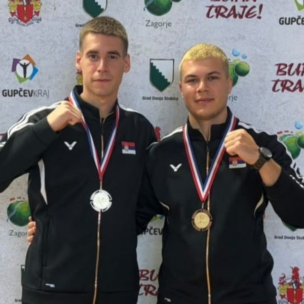 SIJA BRONZA KAO ZLATO: Srpski reprezentativci u badmintonu osvojili dve medalje na međunarodnom turniru u Hrvatskoj!