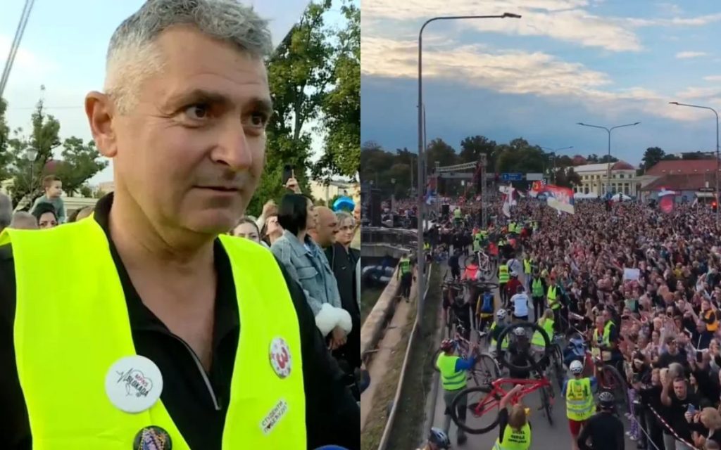 „NEĆEMO IMATI DESPOTIJU, NITI ŠEFA ZEMLJE“: Srdanović po dolasku Čuvara Ustava u Kragujevac – „Niko ne može biti iznad Ustava!“