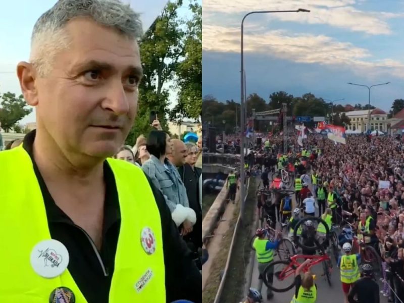 „NEĆEMO IMATI DESPOTIJU, NITI ŠEFA ZEMLJE“: Srdanović po dolasku Čuvara Ustava u Kragujevac – „Niko ne može biti iznad Ustava!“