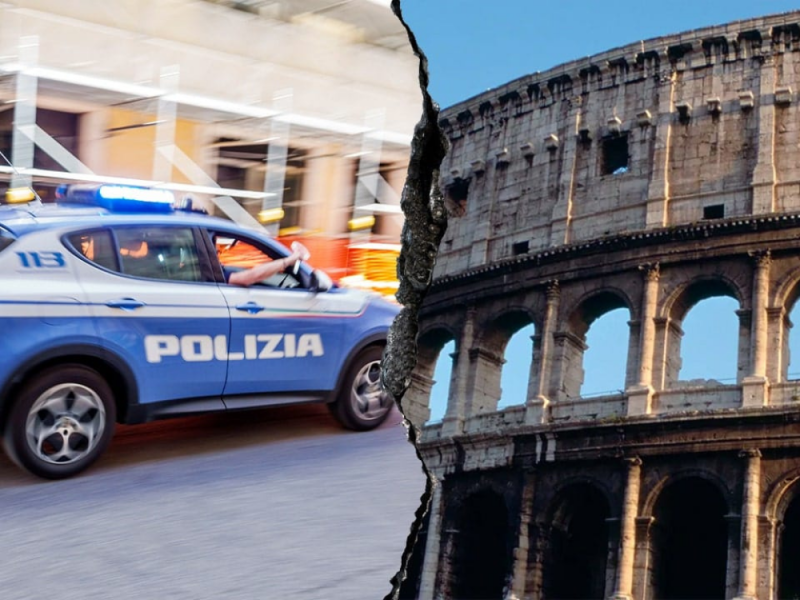 PIŠTOLJEM SEJAO STRAH U CENTRU RIMA: Državljanin BiH pretio turistima kod Koloseuma, policija mu pronašla drogu i municiju!