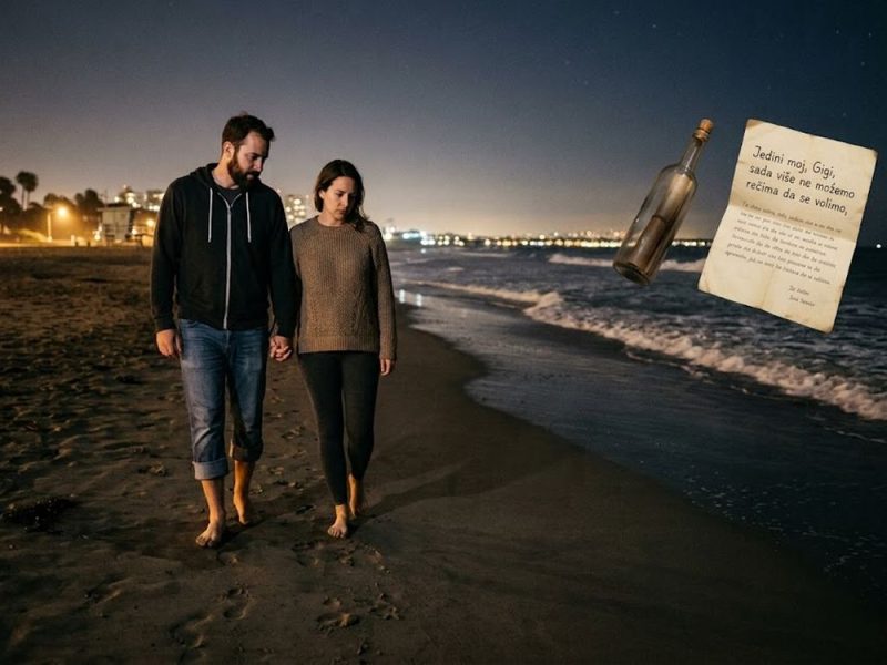 PISMO NA SRPSKOM PRONAĐENO NA PLAŽI U LOS ANĐELESU: Amerikanci tražili prevod, pa saznali da nose oproštaj ćerke od preminulog oca!