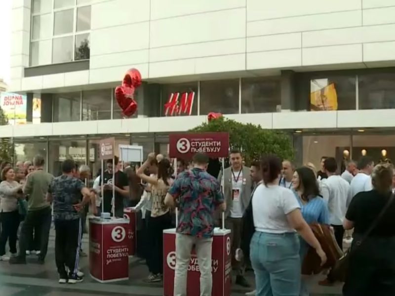 „RASKRŠĆE – BIRAMO ZAJEDNO“ studenti pozvali građane na skup u Nišu