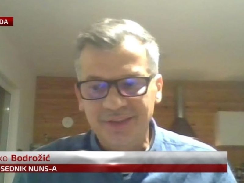 SVE VEĆI PRITISAK ZA ISTRAŽIVAČKO NOVINARSTVO: Predsednik NUNS-a Bodrožić o pretnjama novinarima RADAR-a!