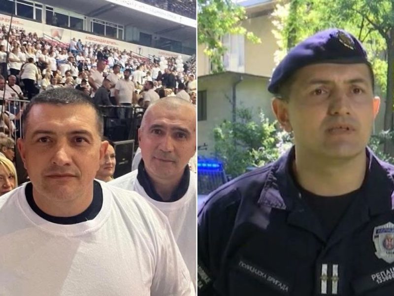 KOMANDANT ŽANDARMERIJE NA SNS MITINGU U ARENI: Radoslav Repac prekršio zakon koji pripadnicima policije i vojske ne dozvoljava da se pojavljuju na stranačkim skupovima!