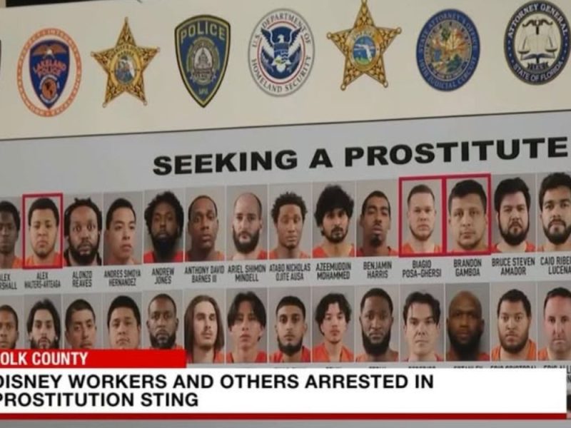 VELIKO HAPŠENJE U DIZNIJU NA FLORIDI: 281 osoba uhapšena zbog trgovine ljudima i prostitucije!
