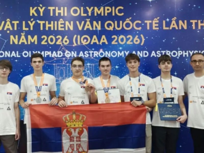 MOMCI, VI STE PONOS SRBIJE! Naši učenici osvojili 3 medalje na Olimpijadi iz astronomije i astrofizike!