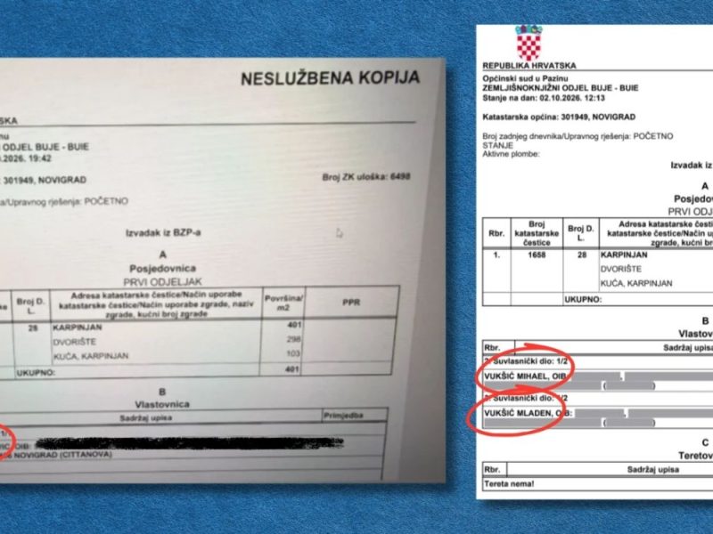 LAŽI NE PRESTAJU: Informer Srdanoviću pripisao tuđu kuću u Hrvatskoj – Portal Raskrinkavanje otkrio da je izvod iz katastra falsifikovan!