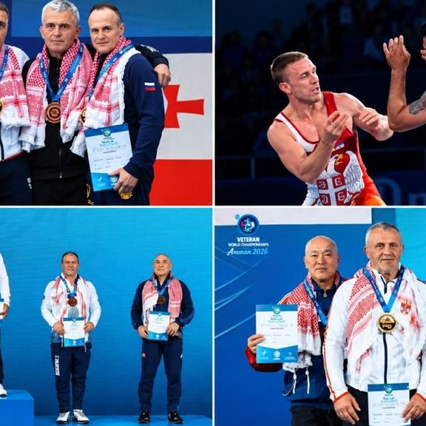 DVA ZLATA ZA SRBIJU U AMANU: Milan Marić i Željko Jovišić šampioni Svetskog prvenstva veterana u rvanju!