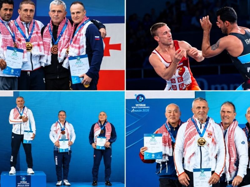 DVA ZLATA ZA SRBIJU U AMANU: Milan Marić i Željko Jovišić šampioni Svetskog prvenstva veterana u rvanju!
