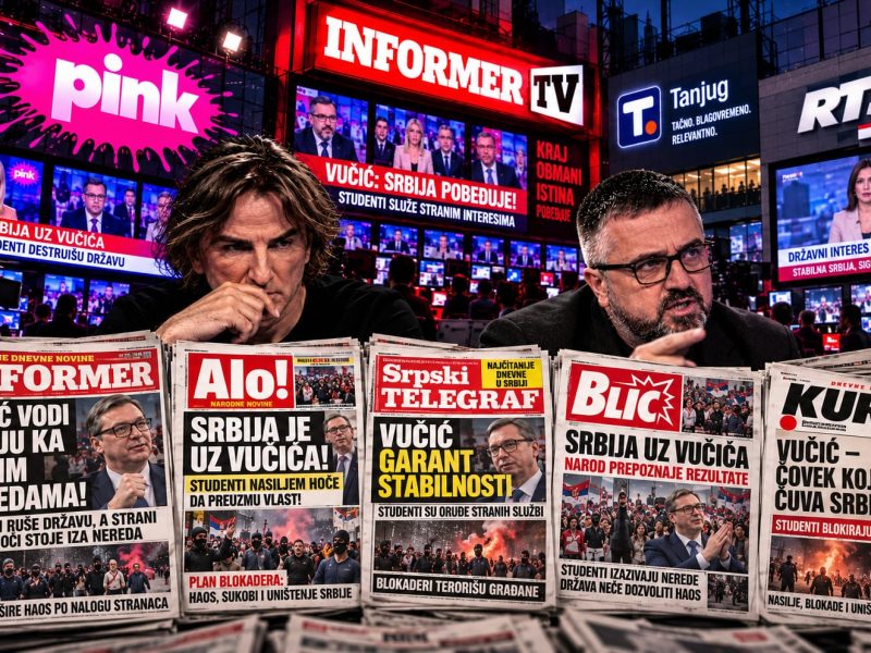 KOLUMNA, KOVAČEVIĆ: Gašenje Informera i Pinka, medijski preletači i ostale novinarske teme od kojih nam se prevrće želudac i koža ježi