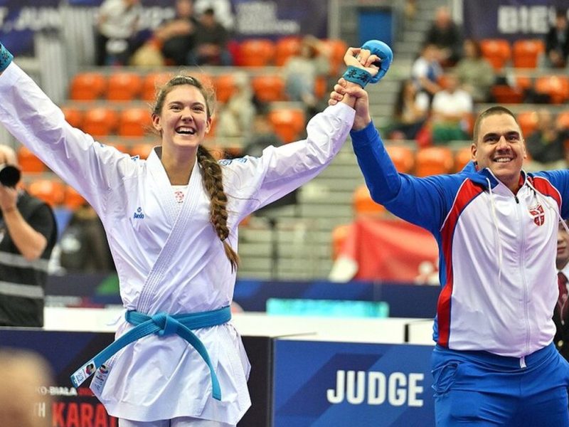 BIJE ZA MEDALJU I TO ZLATNU: Nina Macura je šampion sveta u karateu, do trona došla bez poraza!